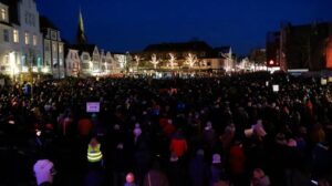Kein Rassismus, keine AfD! Lingen bleibt bunt! – Nie wieder ist jetzt 10.000 TeilnehmerInnen